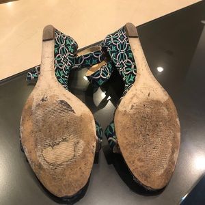 J.Crew “Lillian” Printed Low Wedge Sandal 👡